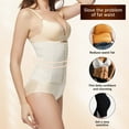 thumbnail image 3 of DREAM SLIM Women Waist Trainer Shapewear Tummy Control Waist Cincher Slim Body Shaper Workout Girdle Underbust Corset, 3 of 8