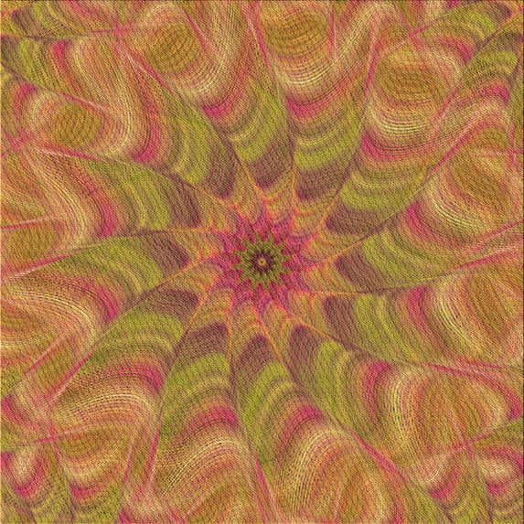 Ahgly Company Machine Washable Indoor Square Transitional Grapefruit Red Area Rugs, 8' Square