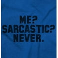 thumbnail image 2 of Me Sarcastic Never Humorous Attitude Hoodie Sweatshirt Women Men Brisco Brands X, 2 of 6