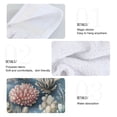 thumbnail image 2 of Yayeee Kitchen Hanging Hand Towels Set of 2 with Loop Bathroom Absorbent Tie Towel, Sea Plants Pattern, 2 of 7
