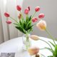 thumbnail image 4 of Ramo de tulipanes artificiales de 5 cabezas, tallo largo de 15,7 pulgadas, tacto real, para arreglos florales de primavera, decoración de bodas y casas de campo., 4 of 8