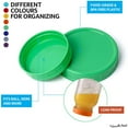 thumbnail image 2 of ACDANC Canning Lids Plastic for Mason Jar Lids Well Sealed Chroma Ball Jars Wide Mouth, 2 of 4