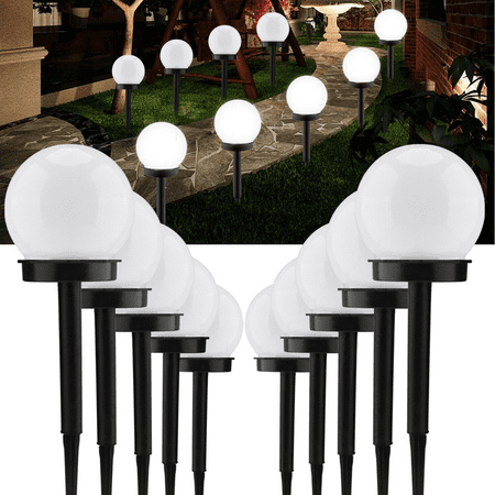 

Tsuinz Outdoor LED Solar Round Ball Light Garden Yard Patio Ground Lawn Lamp Waterproof
