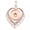 DZ269, variant on Rose Gold Drill Snap Pendant Keychain Fit 18mm Snap Button Jewelry Making DIY -DZ294