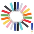 thumbnail image 3 of Llavero de fieltro en blanco para decoración DIY, 20 llaveros en diferentes colores, llaveros para decoración DIY, llaveros artesanales, 3 of 7