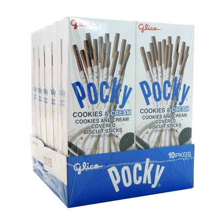 POCKY COOKIES & CREAM CHOCOLATE COVER BISCUIT STICK
