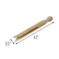 thumbnail image 6 of (3 pack) Honey-Can-Do Classic Round Wooden Laundry Clothespins, Natural,100 Count, 6 of 6
