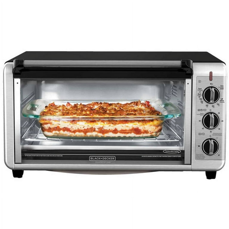 Black & Decker Extra Wide Counter Toaster Oven 
