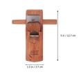thumbnail image 3 of GOOHOCHY Mini Hand Plane Woodworking Tools Coffee Red Wood Polishing Tool for Craftsmanship 1Pack, 3 of 4
