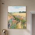 thumbnail image 3 of Open Field I Canvas Landscape Paintings by Art Remedy, Gold Frame, 36 x 45, 3 of 7