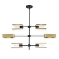 thumbnail image 6 of Designers Fountain U Turn 6 Light Matte Black Island Pendant, D263M-IS-MB, 6 of 6