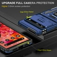 thumbnail image 6 of ELEHOLD Heavy Duty Rugged Case for Google Pixel 7A Full Body Protection with Camera Lens Protector Magnetic Metal Ring Holder Kickstand Anti-Scratch Shockproof Case for Google Pixel 7a,Navyblue, 6 of 7
