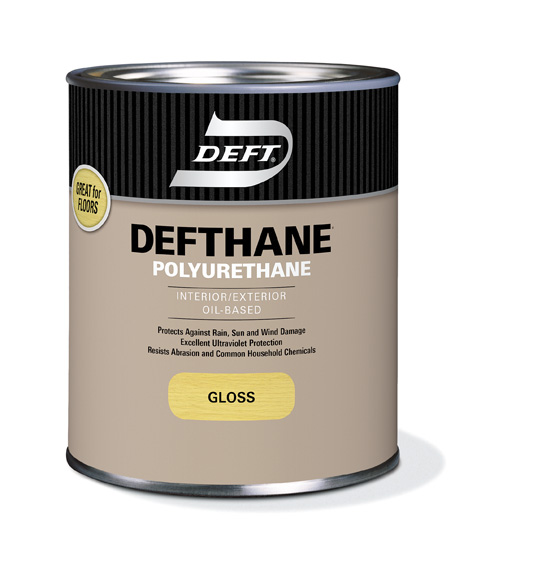 Deft® Interior/Exterior OilBased Polyurethane, Gloss Deft® Interior/Exterior OilBased Polyurethane, Gloss