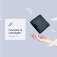thumbnail image 3 of Paquete de bolsa de lona, bolsa de gimnasio deportiva plegable de 45 litros, resistente al agua, 3 of 8