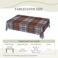 thumbnail image 6 of Rectangle Table Cloth, Scottish Clan Anderson Ancient Tartan Plaid Resistant Washable Tablecloth Decorative Table Cover for Dining, Indoor and Outdoor, 6 of 6