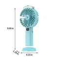 thumbnail image 3 of SPOORYYO Misting Fan Portable Fan with Mist, Hydrating Humidification Student Desktop Digital Display Silent Brushless Charging Cool Off Spray Cool Down Fan, 3 of 8