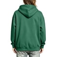thumbnail image 4 of Xaqiouau Hoodies for Women Fleece Pullover Sweatshirts Oversized Long Sleeve Drawstring Hooded Sweatshirt Casual Loose Fall Winter Hoodie with Pocket, 4 of 7
