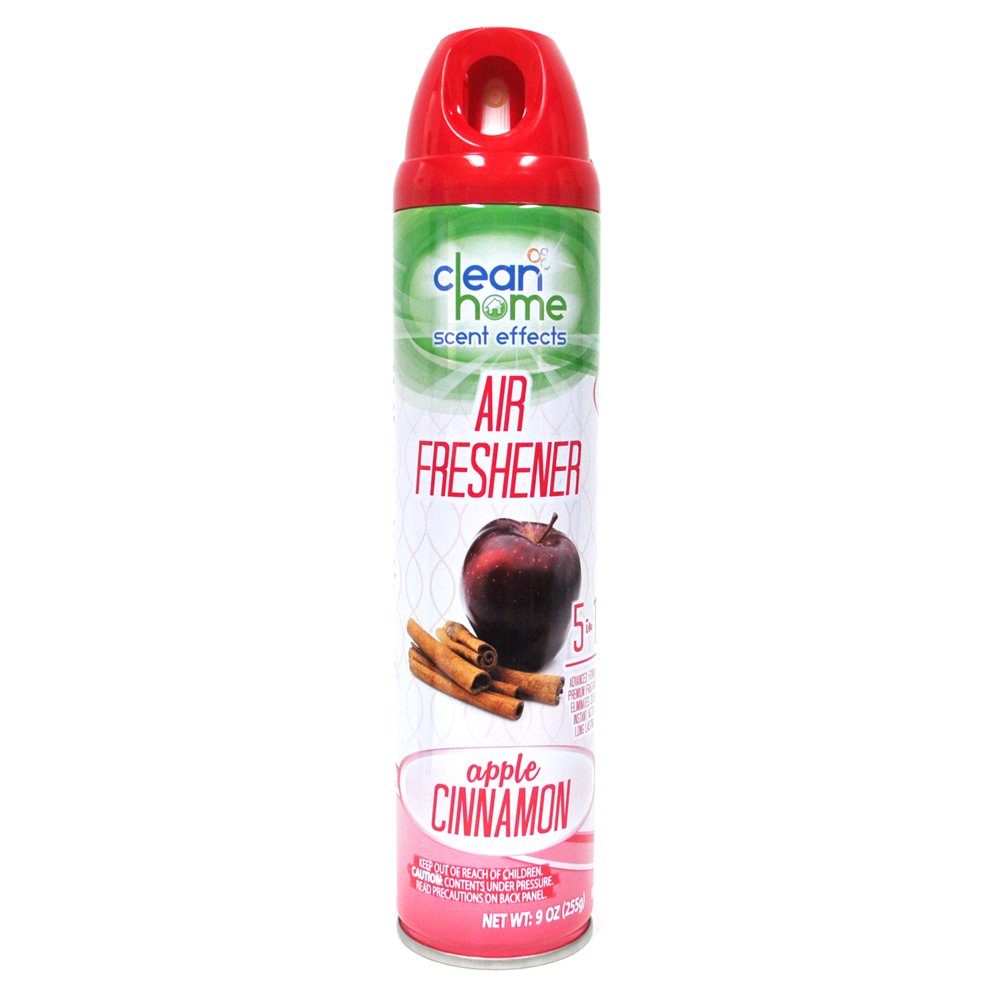 Clean Home Scent Effects Apple Cinnamon Eliminator Air Freshener Spray