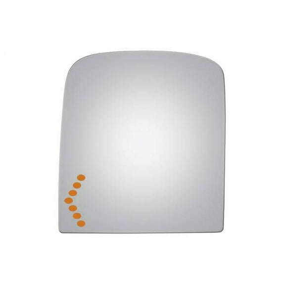 Burco Side View Mirror Replacement Glass - Clear Glass - 4114S
