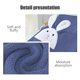 thumbnail image 4 of Toalla de Baño de Conejito de Pascua, Juego de Toallas de Terciopelo Coral Grueso, Absorbente, Secado Rápido, 4 of 6