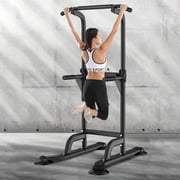 SogesPower Adjustable 83H Pull up Bar Power Tower Multifunctional Fitness Station for Home