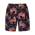 thumbnail image 4 of Lsque Mens Swim Trunks Leopard Print Pattern - Bathing Suit Compression Liner - Beach Swim Shorts Swimwear - (S-3XL) - Stretch Quick Dry -XX-Large, 4 of 9