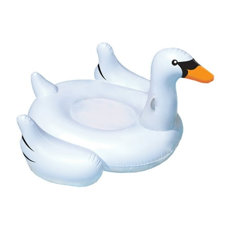 Swimline Giant Swan 75-in Inflatable Ride-On Pool Toy