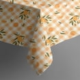 thumbnail image 5 of Yellow Lemon Fruit Trees Orange Pattern Square Tablecloth,Waterproof Square Table Cover,Wipeable Spillproof Washable Table Cover for Home Kitchen Party Decor 60"x60"(152x152cm), 5 of 6