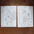 thumbnail image 1 of Plastic Stitching Templates Stencil Soft Mould Template for DIY Crafting Art, 1 of 5