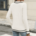 thumbnail image 6 of WQD Womens Sweaters V Neck Pullover Long Sleeve Knitted Cozy Dressy Casual Ladies Fashion Tops for Spring Fall Winter, 6 of 6