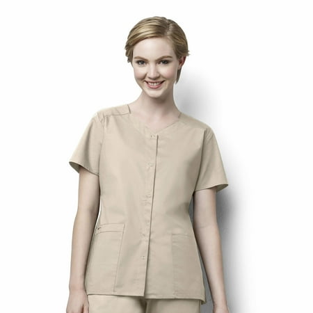 

WonderWink WonderWORK 200-Women s Short Sleeve Snap Front Top
