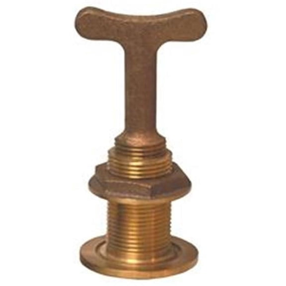 Garboard Drain with Inside T-Handle Plug