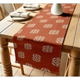 thumbnail image 1 of Geometric Print Cotton Table Runner by Vargottam 14 Inch Wide Premium Twill Fabric Decorative Table Linen for Kitchen, Dining, Coffee & Console Tables Multiple Lengths Available, 1 of 6