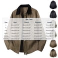 thumbnail image 3 of BiZtdJrK Faux Pu Leather Jacket Men Stand Collar Full Zip Motorcycle Jacket Waterproof Windproof Biker Bomber Jackets Black,L, 3 of 9