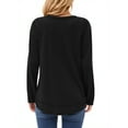 thumbnail image 4 of Fantaslook Womens Fall Tops Long Sleeve Shirts Casual Tunic Top Basic T Shirts Tees, 4 of 8