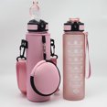thumbnail image 2 of Cubierta De La Botella De Agua Funda antideslizante para botella de agua de 1000 ML Funda para botella deportiva de 1000 ML para deportes (rosa) Likrtyny Para Estrenar, 2 of 6