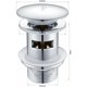 thumbnail image 2 of Desagüe de fregadero de metal sólido, totalmente metálico y resistente a la oxidación, prevención automática de desbordamiento, adecuado para la mayoría de lavabos, fregaderos o bañeras, 2 of 5