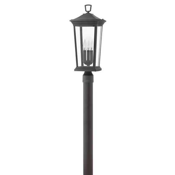 Hinkley 2361MB Bromley 22.75"H LED Post Light 3-Light 5W Museum Black Outdoor