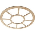 thumbnail image 2 of 36"OD x 13 1/8"ID x 1/4"T Grace Wood Fretwork Pierced Ceiling Medallion, Alder, 2 of 3