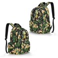 thumbnail image 2 of Kuiaobaty Camo Dinosaur Print Backpack for Kids Boys 17 Inch Backpack with Bottle Holder Roomy Sturdy School Bag Bookbags for School, Green, 2 of 7
