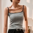 thumbnail image 6 of Gfyviroh Women's Cotton Cami Tops Casual Sleeveless Spaghetti Strap Tops Thin Comfortable Summer Slim Undershirts, 6 of 7