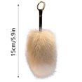 thumbnail image 3 of Cute Tail Keychain For Car Keys Soft Faux Bag Charm Stylish Backpack Accessory For Women Men, 3 of 5
