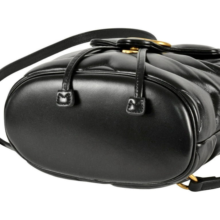 Pre-Owned GUCCI GG Marmont Quilted Mini Backpack Daypack