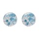 thumbnail image 1 of Yuarrent Exquisita bola de cristal de flores, regalo para cualquier ocasión, bola de ensueño decorativa, hortensia de resina fácilmente Hortensia azul 8cm 2Conjunto, 1 of 6