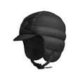 thumbnail image 3 of Duoif Trapper Hat Winter Hats for Men Winter Earflap Hat for Women Men Lightweight Windproof down Fleece Warm Beanie Hat for Skiing Cycling Outdoor Winter Hats for Women Black, 3 of 5