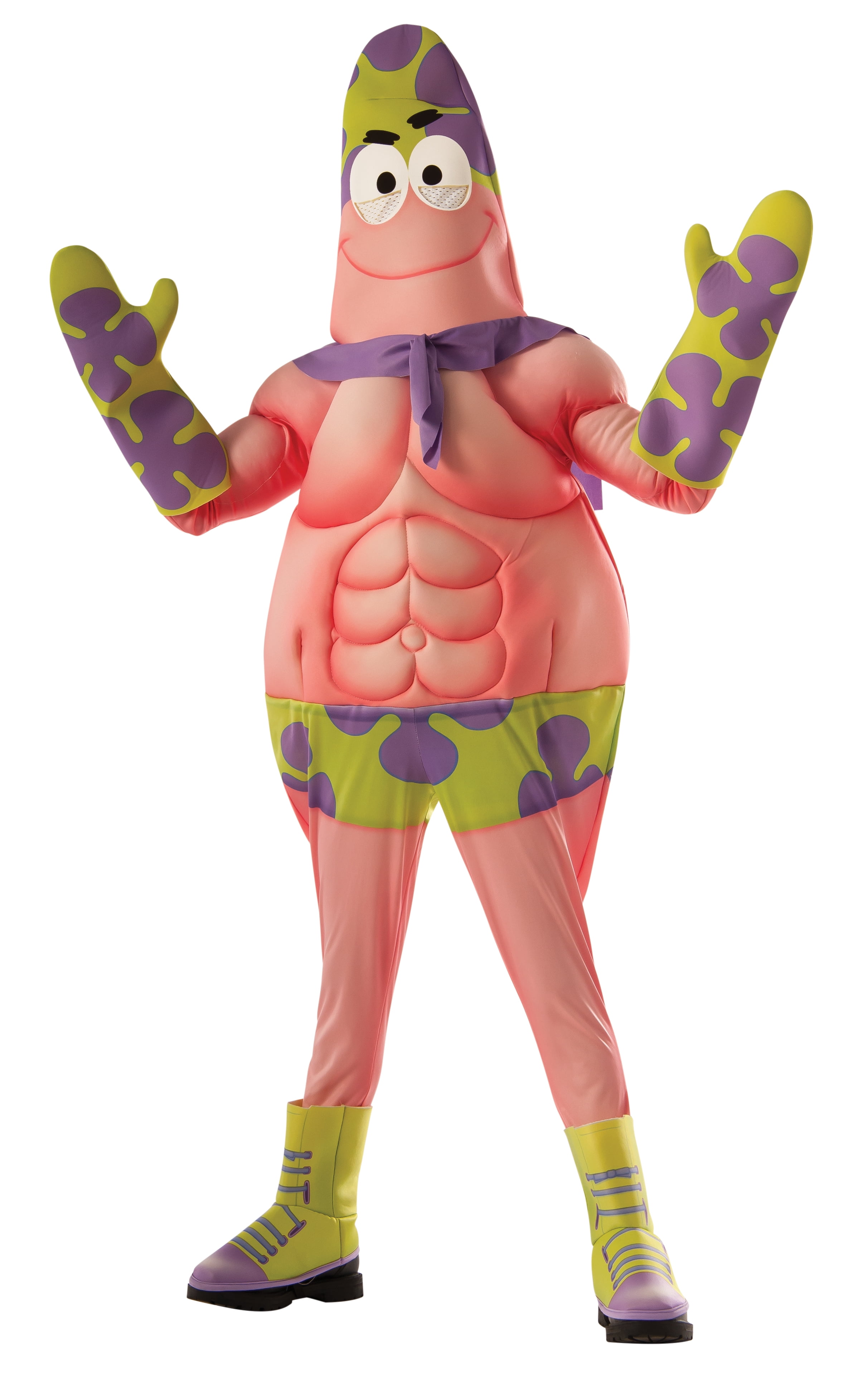 Deluxe Child SpongeBob Movie Superawesomeness Patrick Costume by Rubies 610790 - Walmart.com