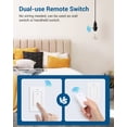 thumbnail image 2 of Enchufe de luz de control remoto DEWENWILS inalámbrico de 100 m ETL, 2 of 7