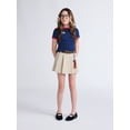 thumbnail image 5 of Weekend Academy Girls Pleated Mini Skirt with Removable Belt and Built-In Shorts, Sizes 4-18, 5 of 7