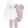 thumbnail image 1 of Conjunto Carter´s Child of Mine Niña 24 M Estampado Floral Blanco 3 Pzas, 1 of 4