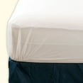AllTopBargains Twin Size Fitted Plastic Mattress Cover, Waterproof, Allergy & Bug Protector